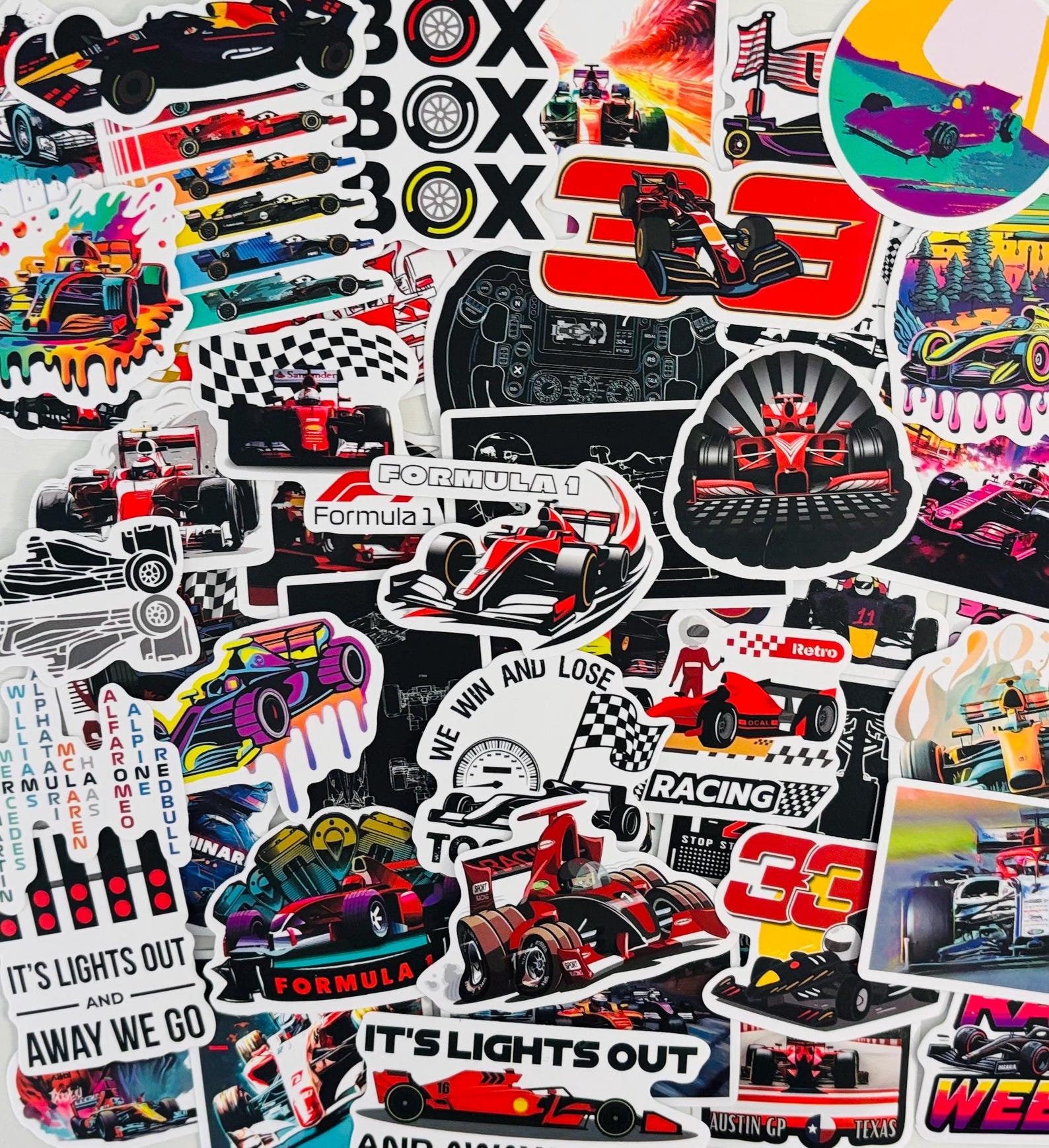 First Place Racing Sticker Formula 1 Racing Car Stickers, Planner Decals, Race Car - Etsy