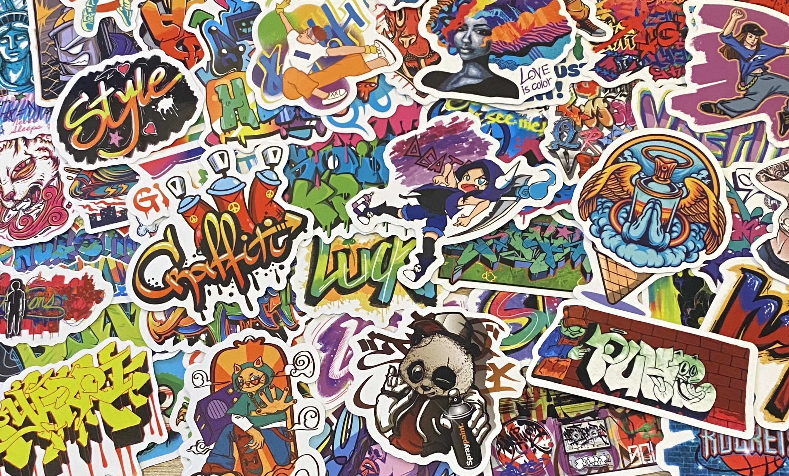 Graffiti Style Stickers for Sale