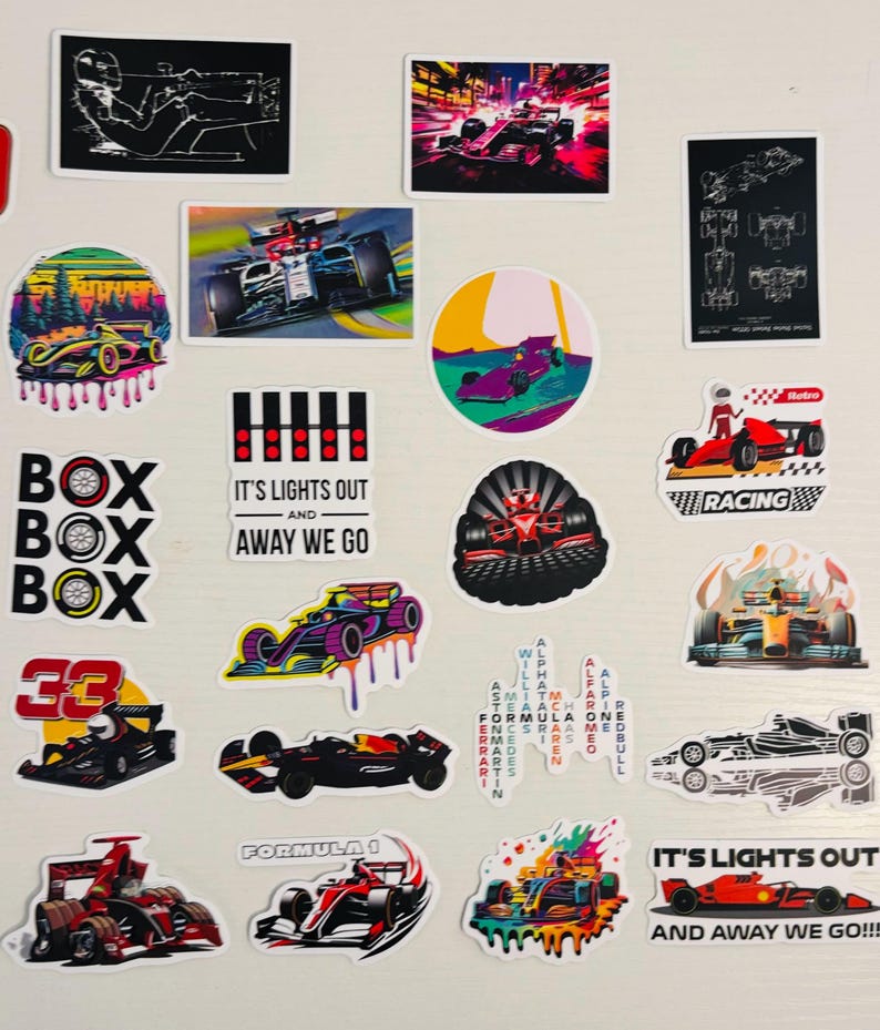 First Place Racing Sticker Formula 1 Racing Car Stickers, Planner Decals, Race Car - Etsy