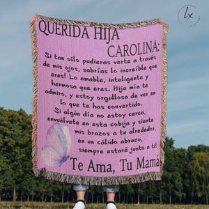 Regalo para mi Hija | Gift for Daughter in Spanish | Regalo de cumpleaños para Hija | Regalo de Graduacion | Quinceañera Gift Personalizado