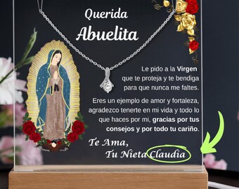 Gift for Abuelita in Spanish, Abuela Gift in Spanish, Regalo para Abuela Dia de Las Madres, Virgen de Guadalupe Gift, Cumpleanos Abuela