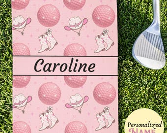 Personalized Cowgirl Golf Towel, Western Golfer Gift, Cute Golf Bachelorette Gifts for Golf Bride, Golf Gifts for Women, Golf Buddy Gift