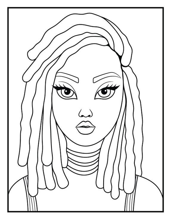 Black Girl Magic: Coloring Page No.1