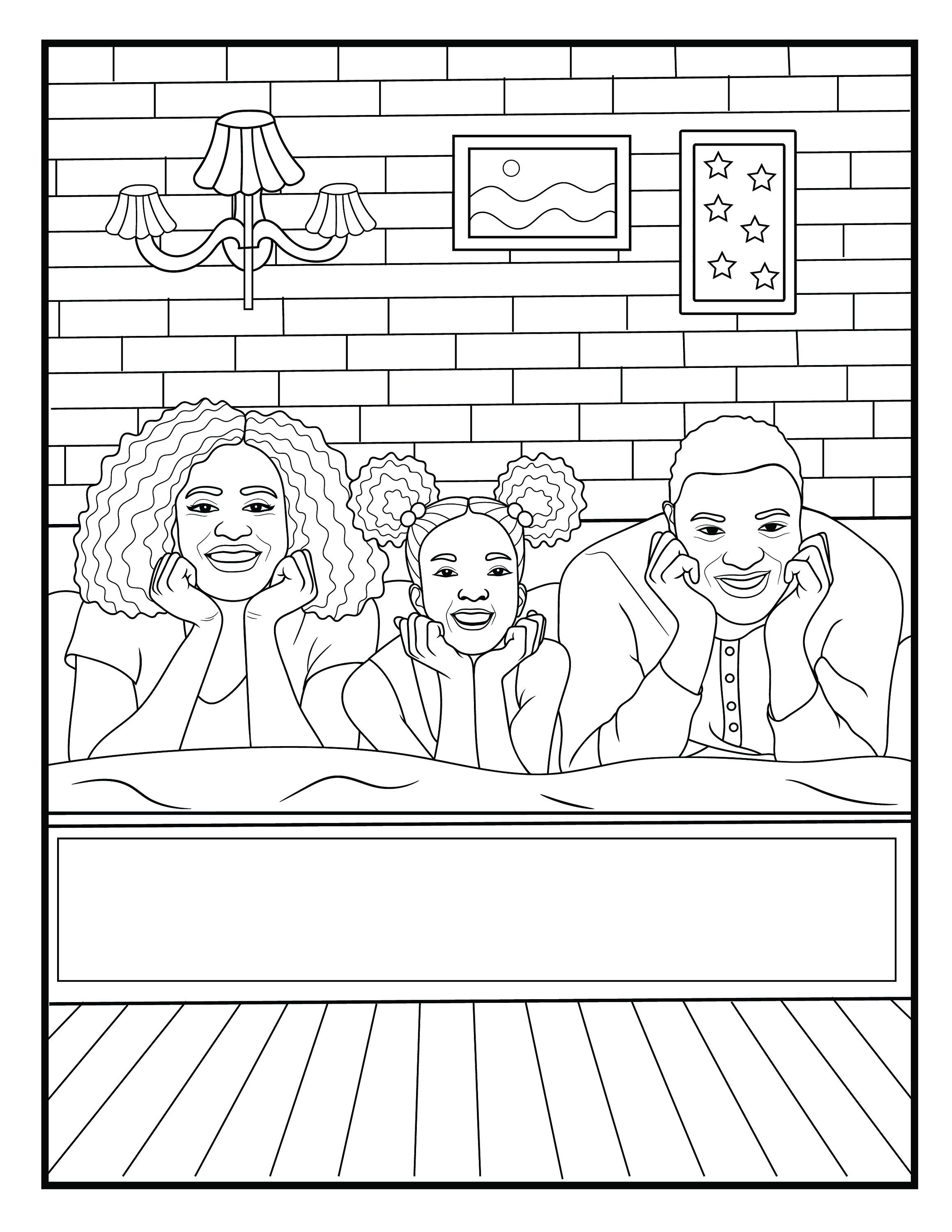 Beautiful Black Family Coloring - Il Fullxfull.4776857830 5a7w 