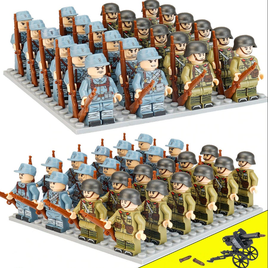 LEGO Chinese Army Soldiers Ww2 Etsy