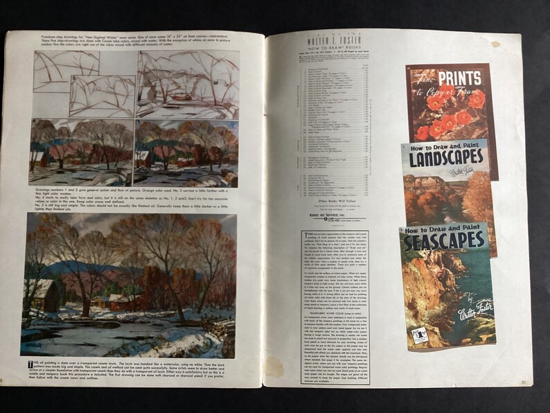 How to Paint With Casein by E. M. Frandzen, Pub. by Walter Foster 1960