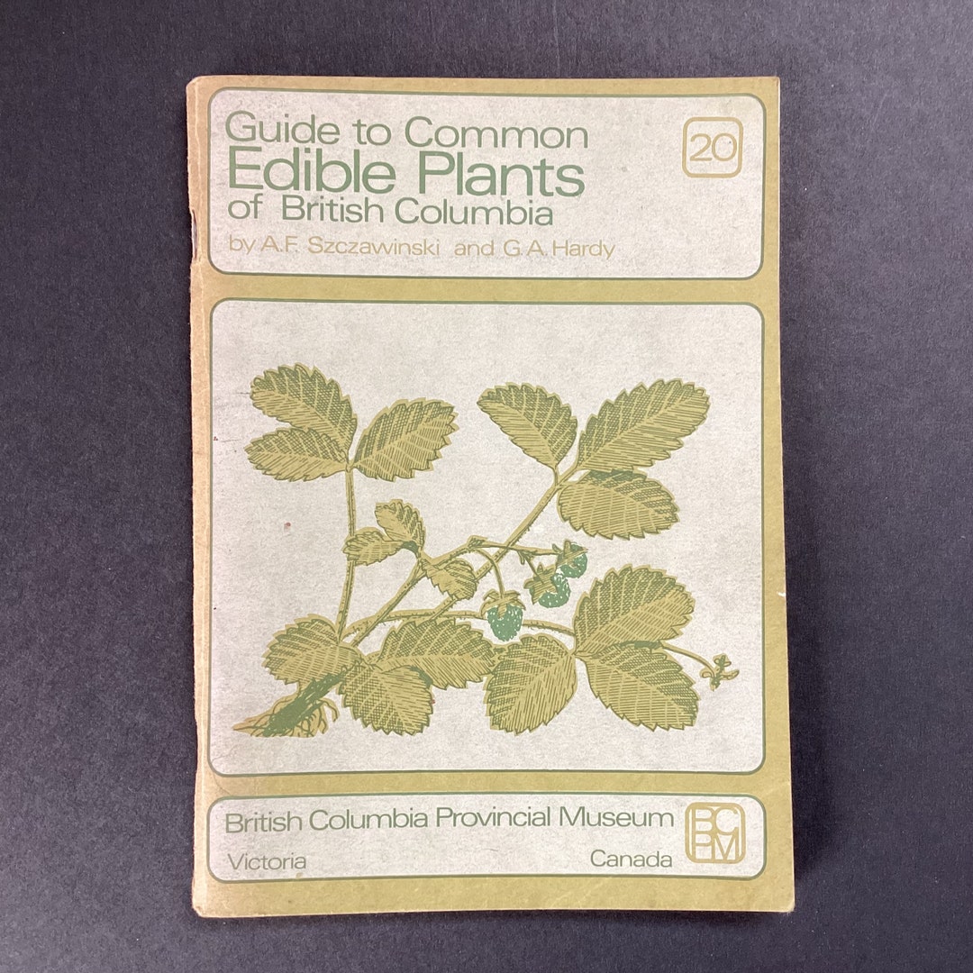 Guide to Edible Plants of British Columbia Provincial Museum Etsy
