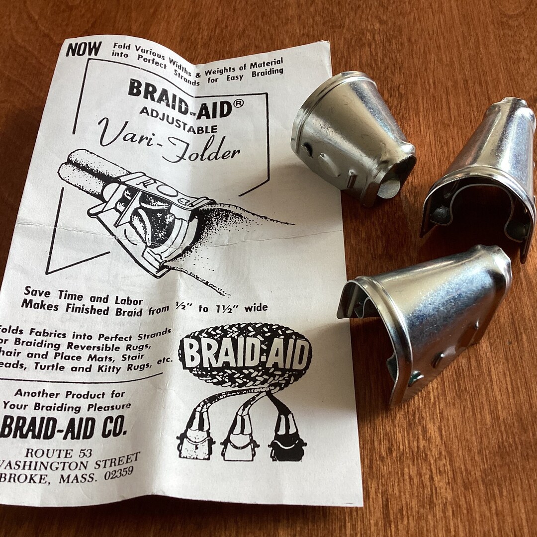 Braid-aid Varifolder 3 Cones With Instructions, Adjustable, New Style ...