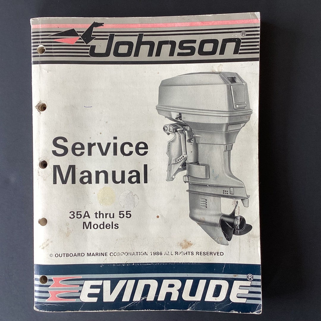 JOHNSON EVINRUDE SERVICE MANUAL visual data 3