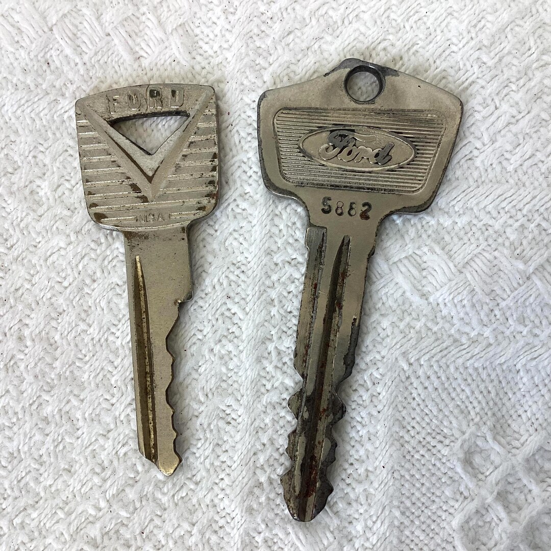 Ford Key Code Card Vintage Ford Keys 2: H Code, USA Made, Unique Top, Cut - Etsy