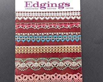 1960s Edgings Book, Crocheted, knitted, Tatted, Lily design #205