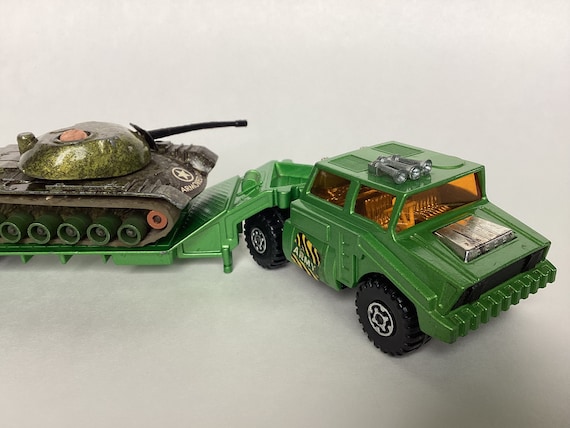 Tanque Sherman Vintage De Matchbox Battle Kings 1974 - Modelo A Escala 1:43, Coleccionable Militar