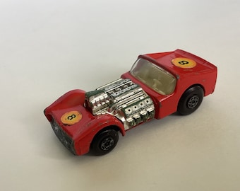 Vintage 1960s Matchbox Series No17 Red Austin Metropolitan Taxi