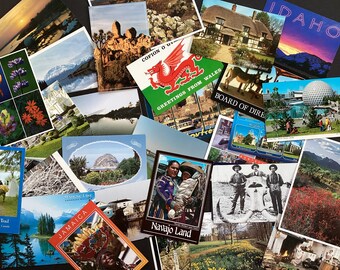 Postcards mix 30 never used Southwest USA Canada Wales Germany some Vintage