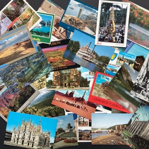 32 cartes postales jamais utilisées mix Japon Mexique Etats-Unis Bali Australie Royaume-Uni certaines vintage