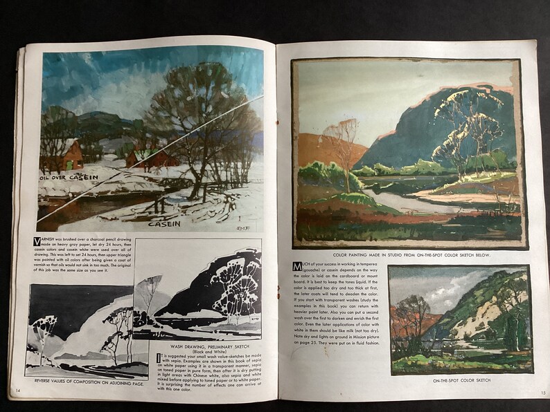 How to Paint With Casein by E. M. Frandzen, Pub. by Walter Foster 1960