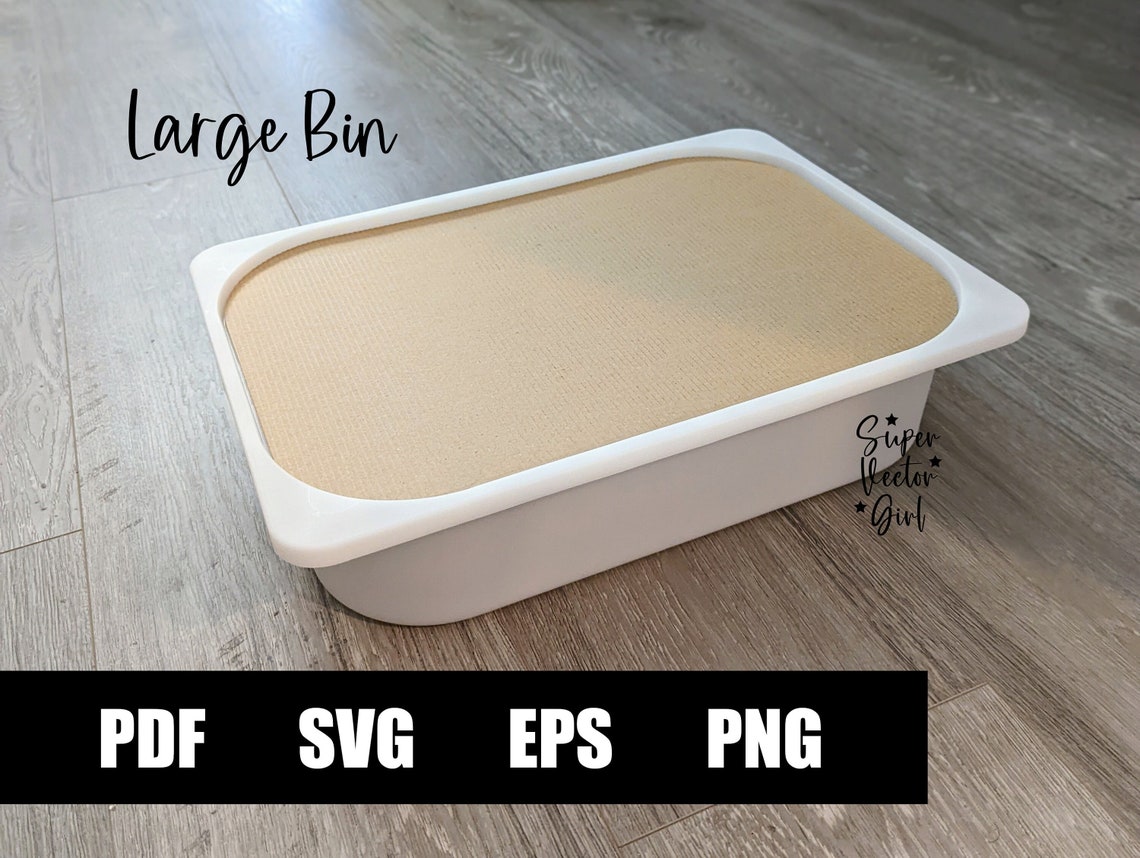 DIY Trofast Large Bin Lid SVG and Pdf Template for IKEA Large Etsy