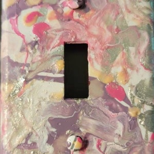Hydro Dipped Hand Painted Light Switch Cover