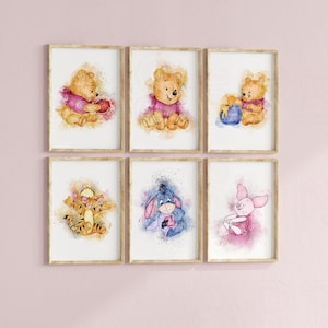 winnie the pooh nursery, winnie the pooh wall art, winnie the pooh nursery decor, winnie the pooh wall decor, winnie the pooh wall prints