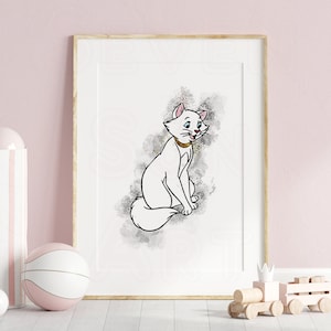 Aristocats prints, The Aristocats, Aristocats, Marie Aristocats ,  Aristocats  printable wall art, Aristocats nursery decor, nursery prints