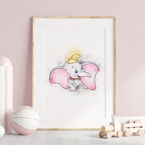 dumbo prints, dumbo poster, dumbo wall art, dumbo art, dumbo printable wall art, dumbo nursery prints, dumbo wall prints, dumbo nursery