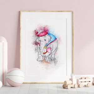 dumbo wall art, dumbo poster, dumbo prints, dumbo art, dumbo printable wall art, dumbo nursery prints, dumbo wall prints, dumbo nursery