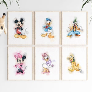 mickey mouse art,mickey wall art, minnie mouse nursery, minnie mouse wall art, minnie mouse wall decor, nursery wall art, nursery decor