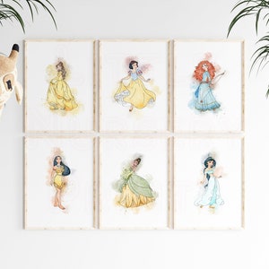 princess wall art, princess nursery, princess room decor, princess wall decor, princess room decor, wall art,nursery wall art, nursery decor