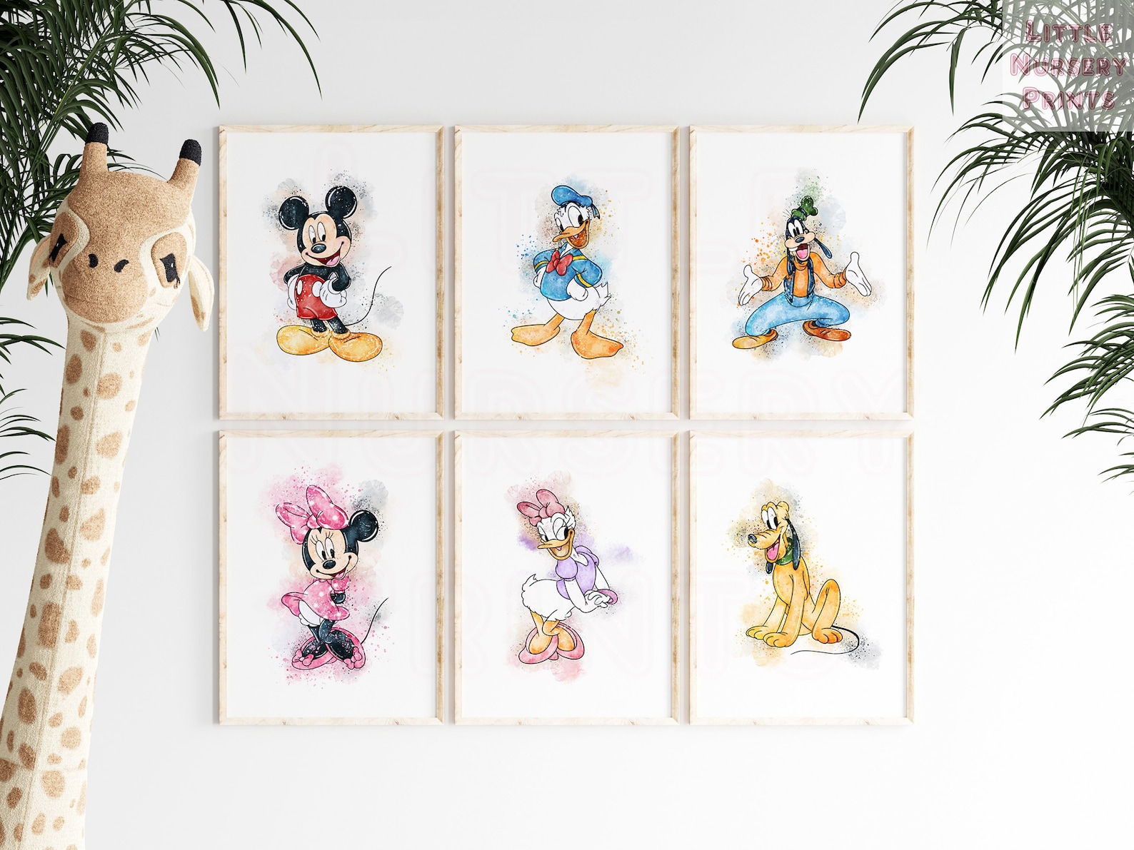 Mickey Mouse Artmickey Wall Art Minnie Mouse Nursery Minnie Etsy