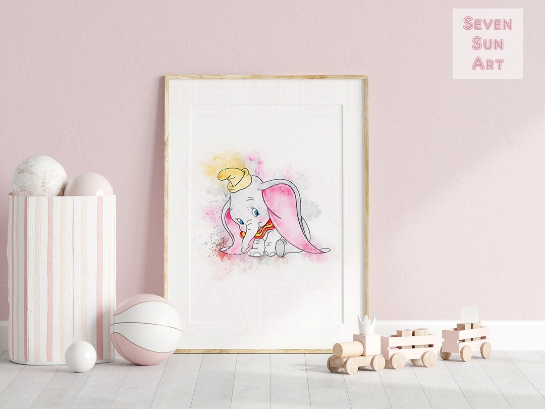 Dumbo Poster, Dumbo Wall Art, Dumbo Prints, Dumbo Art, Dumbo Printable