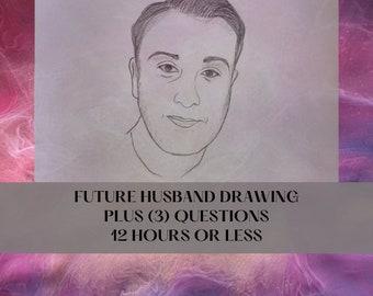 Future Husband Drawing, Future Soulmate, Psychic Drawing, Psychic Reading, Tarot Reading Same Day, Psychic Artist, Psychic Love Reading