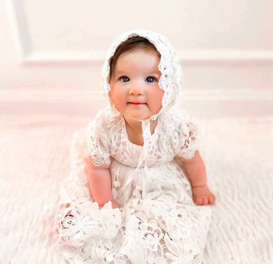 KRUIHAN Doopjurk voor baby's, meisjes, elegante