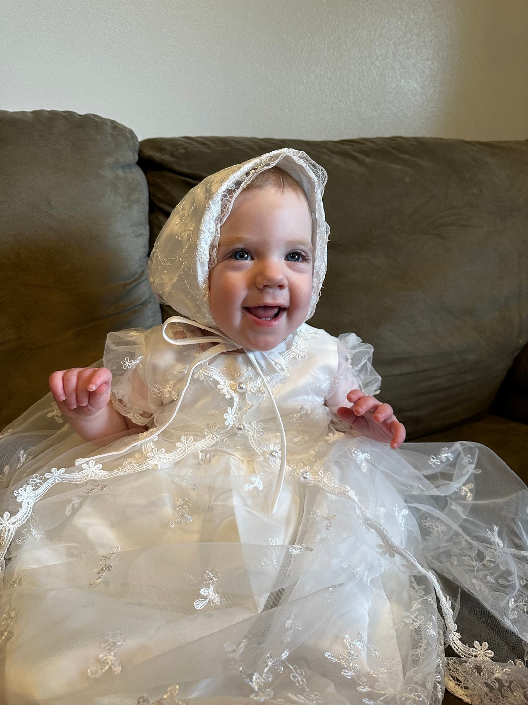 Newborn baby girl baptism dresses cheap