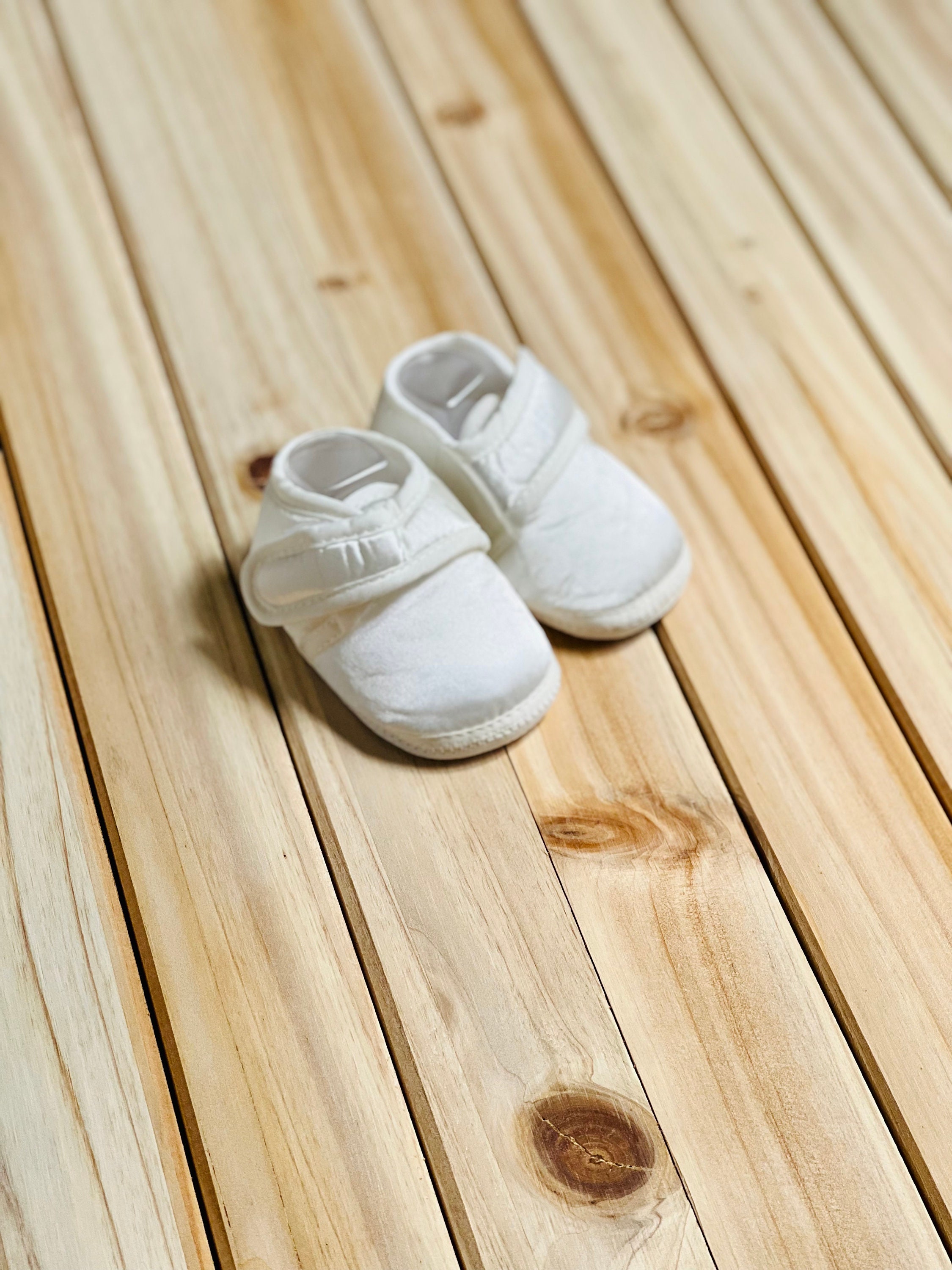 Uk Baby1-6 Black Patent Slip on Shoe Christening Cream Baby Boys Smart White 