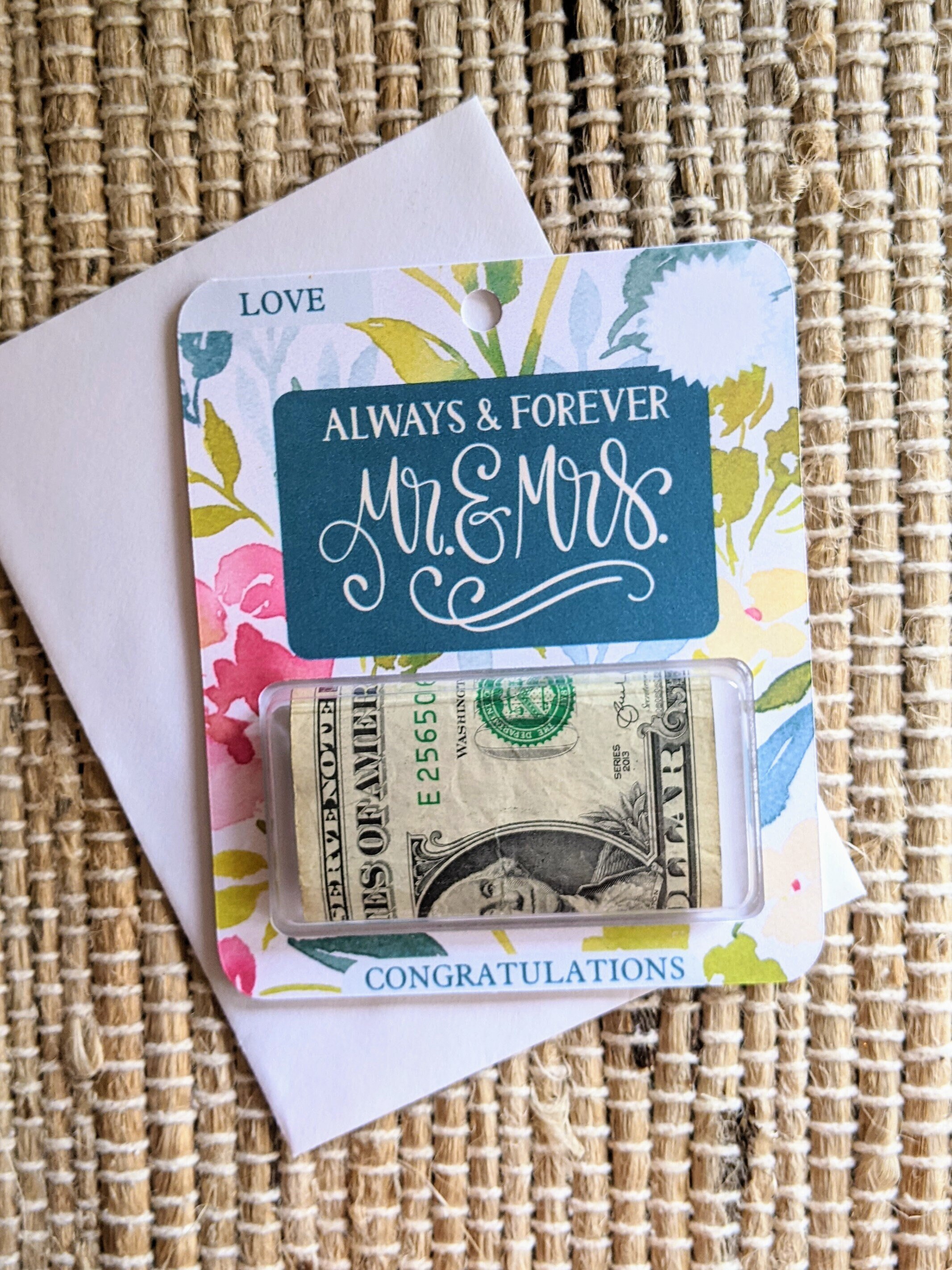 Wedding Gift Money Card, Gift for Newlyweds, Newlywed gift for her, Wedding  Money Holder, Bridal Shower Gift