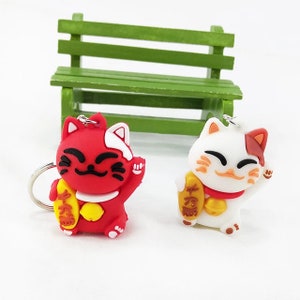 Lucky Cat Keychain