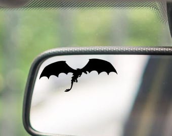 Dragon Mini Vinyl Decal|Easter Egg Decal|Tiny Rearview Mirror Decal|Car Window Decal Sticker|Mothers Day Gift|Fourth Wing Inspired|