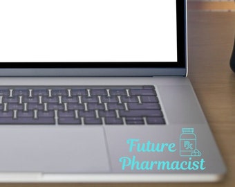 Future Pharmacist Permanent Vinyl Decal|Stocking Stuffer|Gift|Rear Car Window Decal|College Student