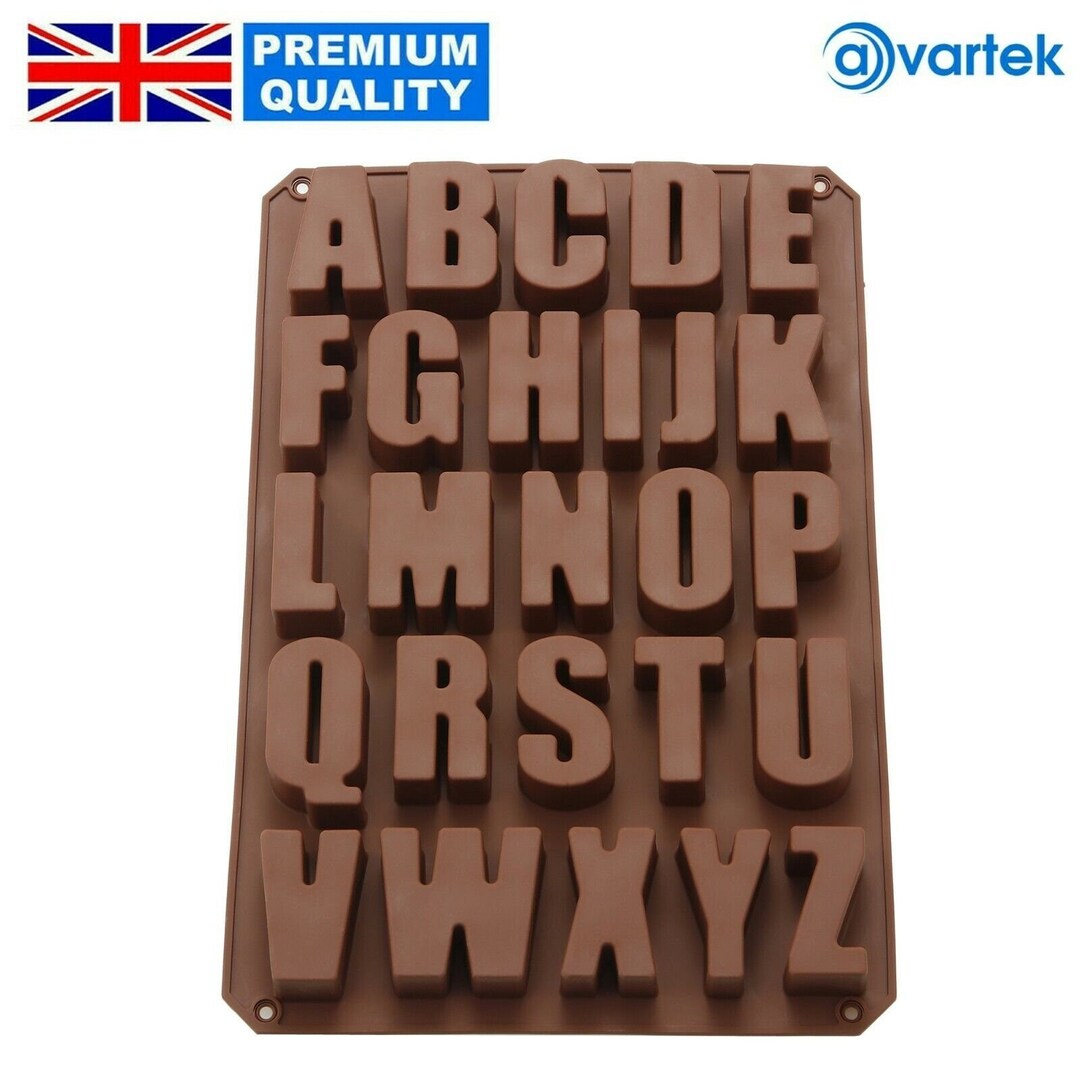 Silicone Alphabet Letter Pudding Bakeware Mould Cake Chocolate Ice ...