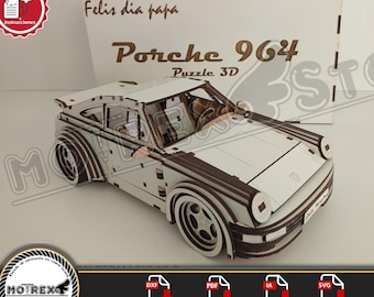 Sports car layered and box 3mm cnc laser cut file Dxf, Ai, Cdr, Pdf, Svg. Etc
