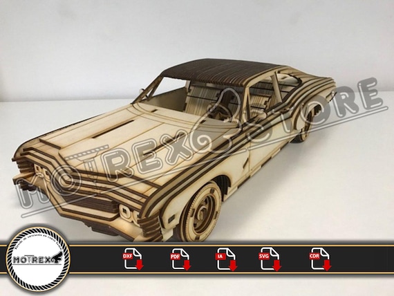 Archivos Chevrolet Impala 1967  Cnc laser cut Dxf, Ai, Cdr, Pdf, Svg. Etc
