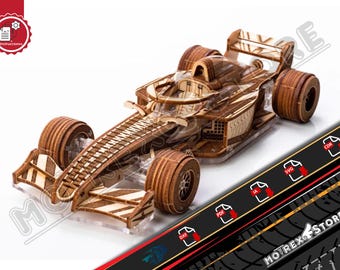 F1 Racer v3 3mm cnc laser cut file Dxf, Ai, Cdr, Pdf, Svg files. Etc