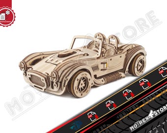 Cobra sports car 3mm cnc laser cut file Dxf, Ai, Cdr, Pdf, Svg. Etc