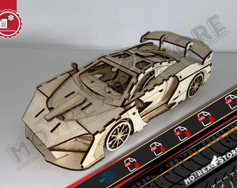 Mclaren Senna Cnc laser cut Dxf, Ai, Cdr, Pdf, Svg files. Etc