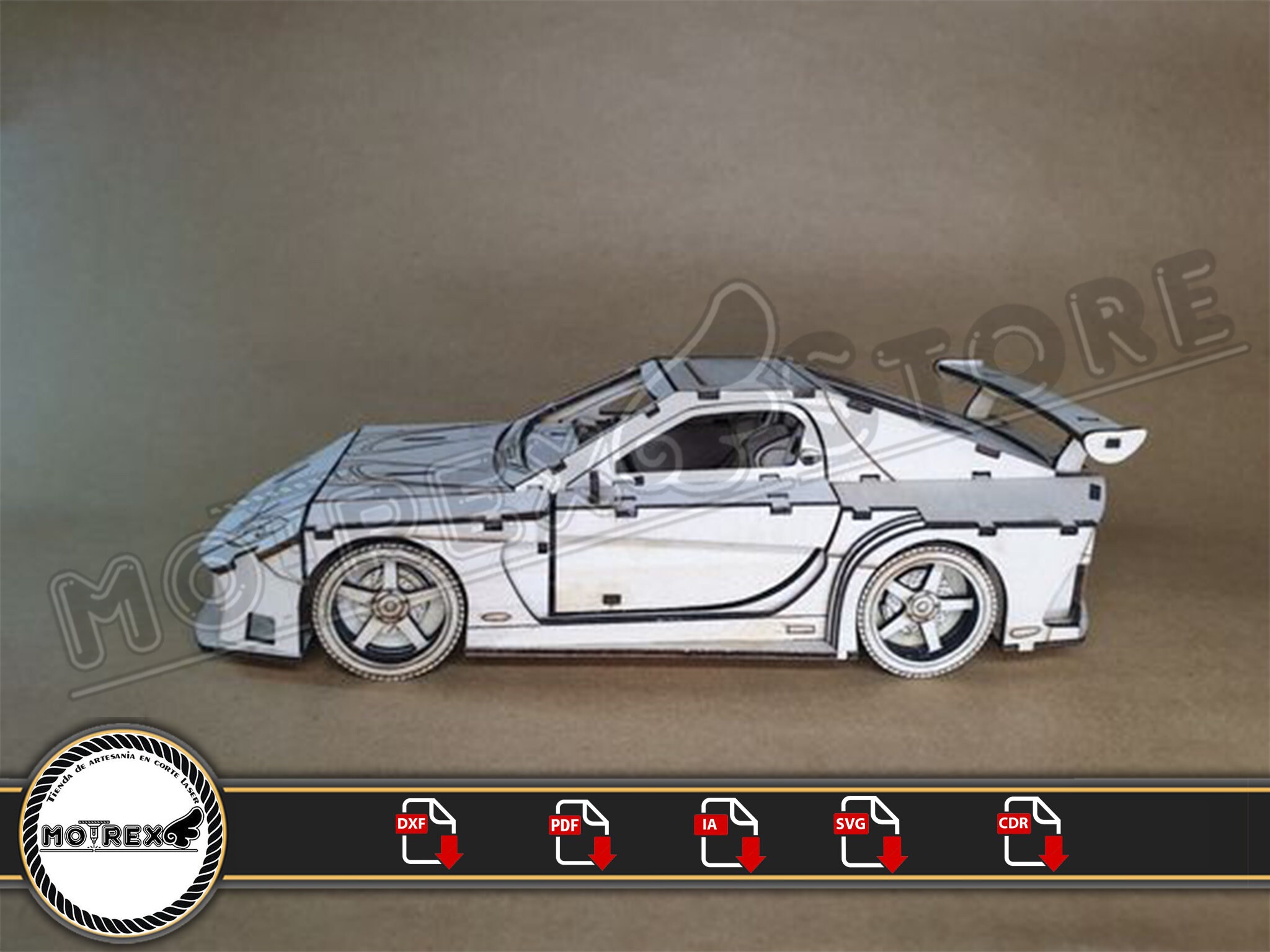 Mazda Rx7 Tokyodrift Cnc Laser Cut Dxf, Ai, Cdr, Pdf, Svg Files. Etc - Etsy