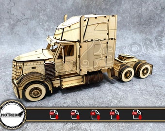 Lonestar International Truck Files cnc laser cut Dxf, Ai, Cdr, Pdf, Svg. Etc