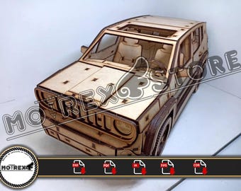 Jeep Renegade 3mm Cnc laser cut Dxf, Ai, Cdr, Pdf, Svg files. Etc