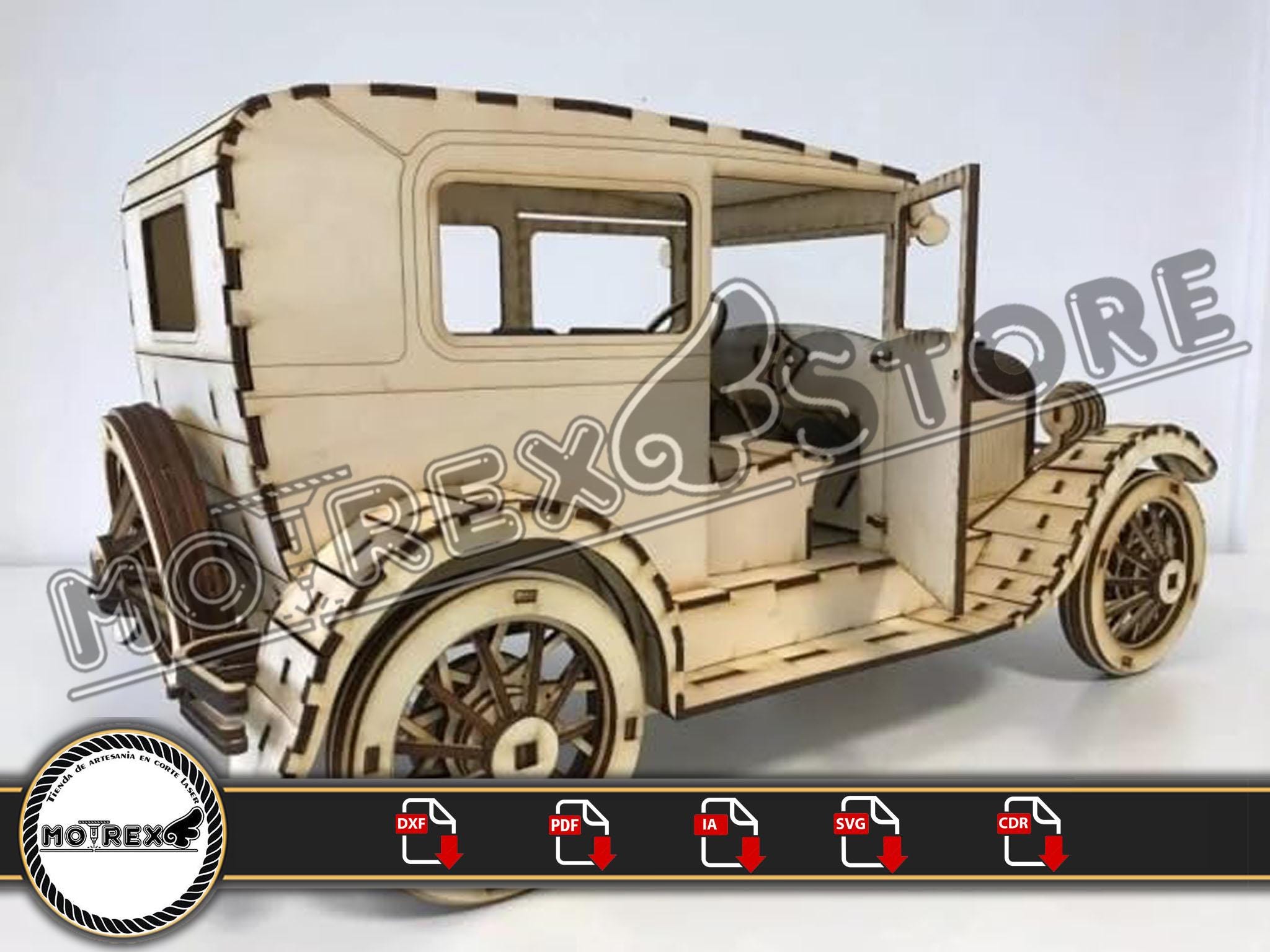 Ford Model A 1927 Cnc Laser Cut Files Dxf, Ai, Cdr, Pdf, Svg. Etc - Etsy