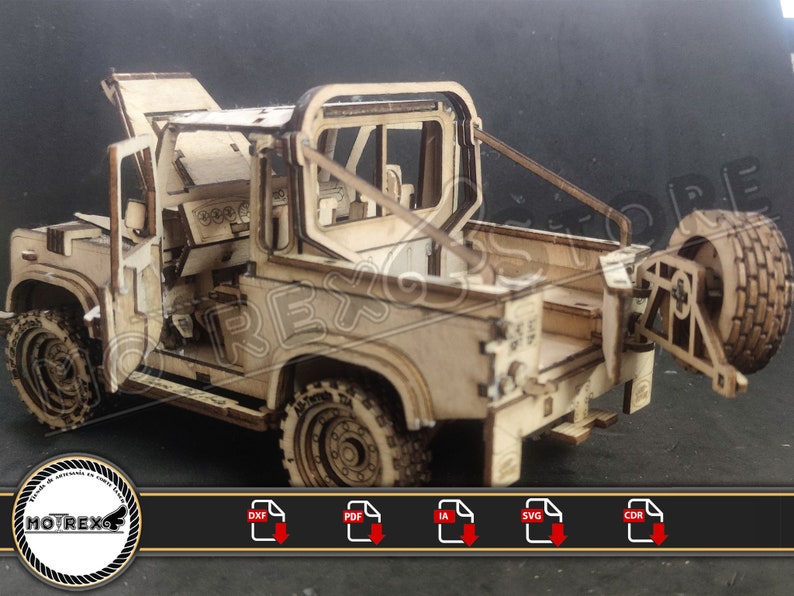 Cnc Range Rover Land Rover Defender Cnc Laser Cut Dxf, Ai, Cdr, Pdf, Svg Files. Etc - Etsy
