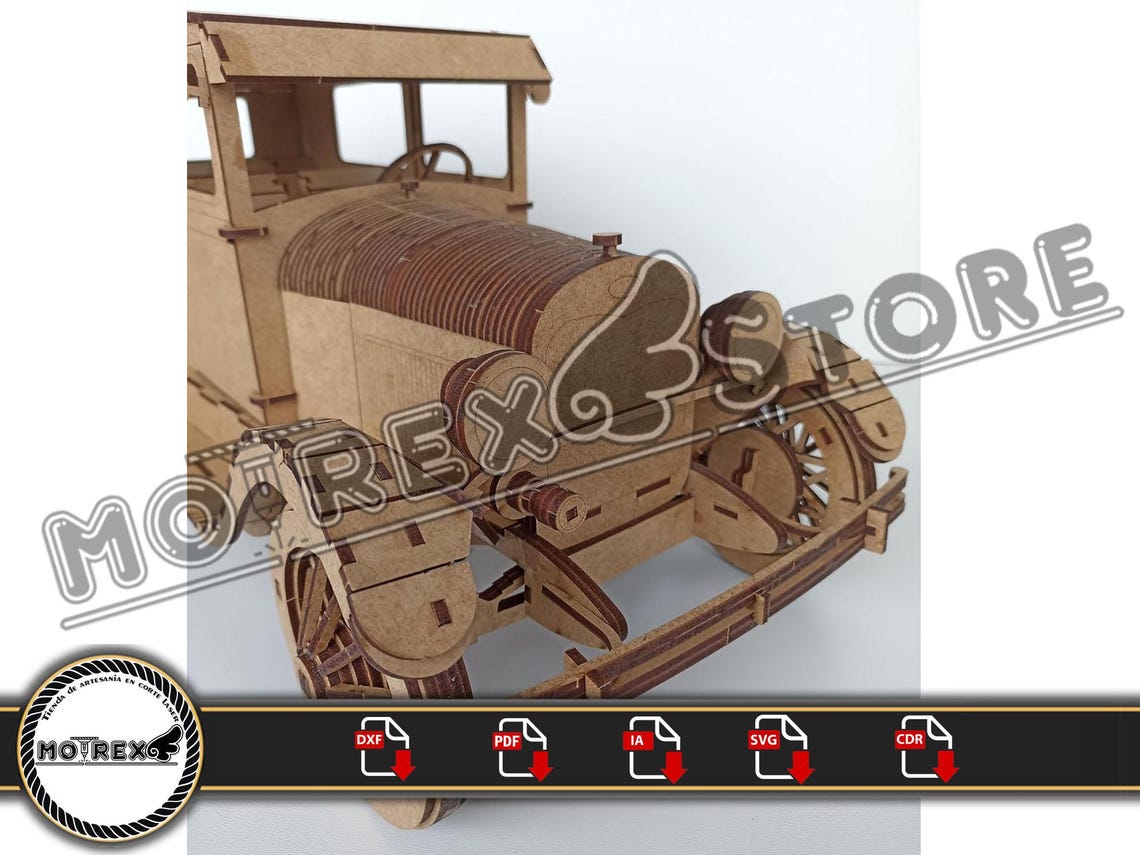 Ford Model A 1927 Cnc Laser Cut Files Dxf, Ai, Cdr, Pdf, Svg. Etc - Etsy